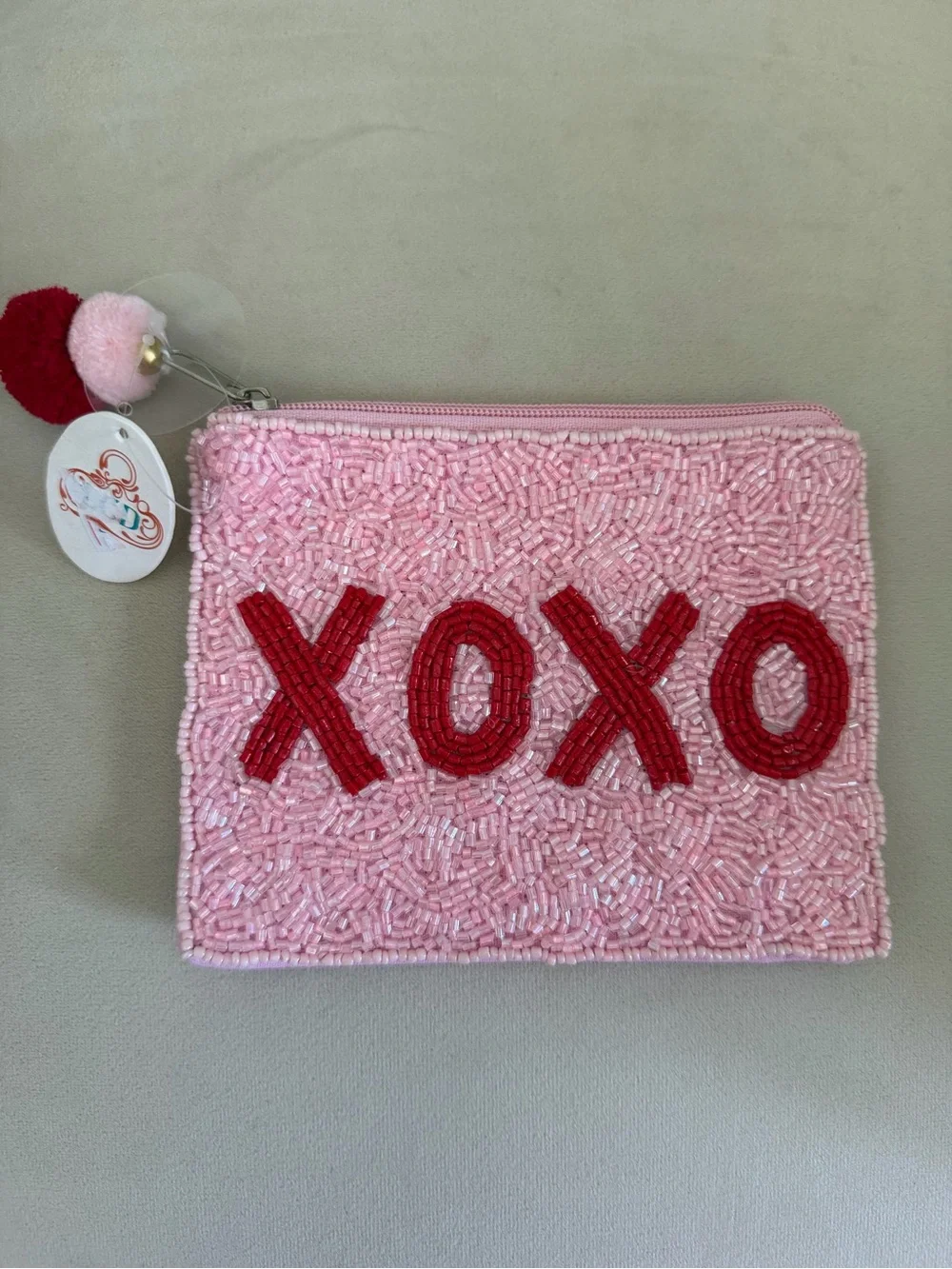XOXO compact beaded